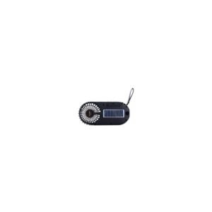 PARLANTE AUDIOBOX/VENTILADOR PORTATIL FM RADIO BLUETOOTH CARGA SOLAR
