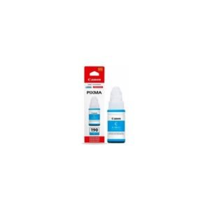 BOTELLA CANON GI190 CYAN GI1100/2100/3100 7000 PAG GI190C