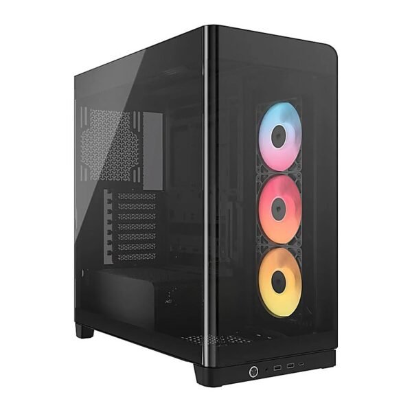 CASE CORSAIR ATX 4500X FRAME RS-R ARGB Panoramic Glass 2USB3.2 HD-Audio Mid-Tower Black