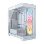 CASE CORSAIR ATX 4500X LX-R RGB iCUE LINK Panoramic Glass 2USB3.2 HD-Audio Mid-Tower White