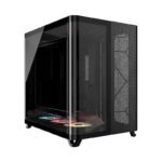 CASE CORSAIR ATX TRIPLE CAMARA ARGB AIR 5400 Tempered Glass 2USB3.2 HD-Audio Mid-Tower Black