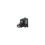 CASE COOLER MASTER/E690 MID TOWER BLACK WOOD BUNDLE FUENTE 750W GOLD - AIR COOLER 212 SPECTRUM