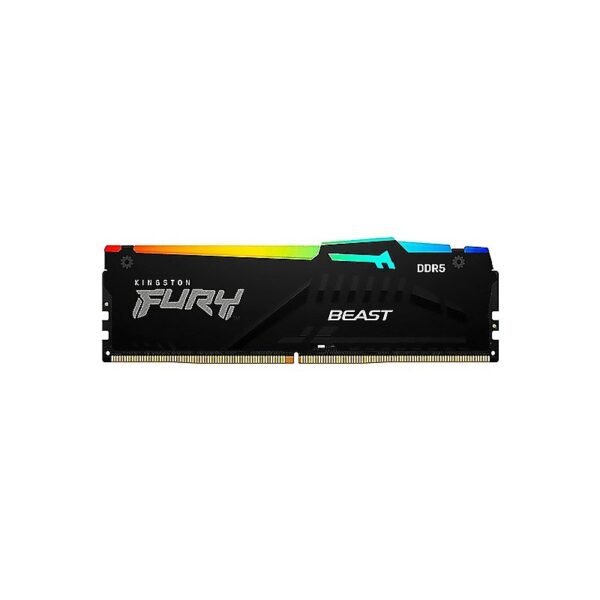 DIMM KINGSTON FURY BEAST BLACK RGB EXPO 16GB CL32 DDR5-6400MTs