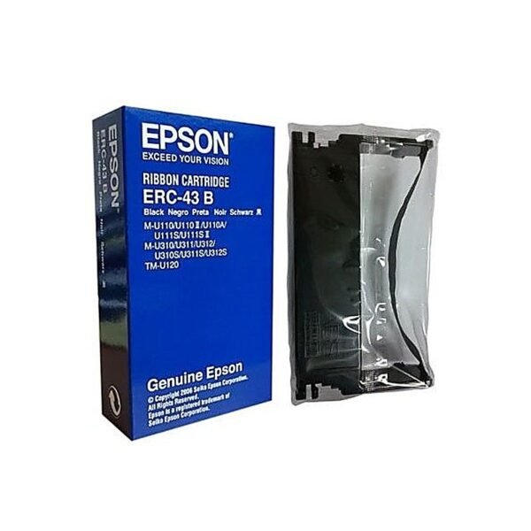 CINTA EPSON ERC-43B NEGRO TM-U675 / TM-H6000
