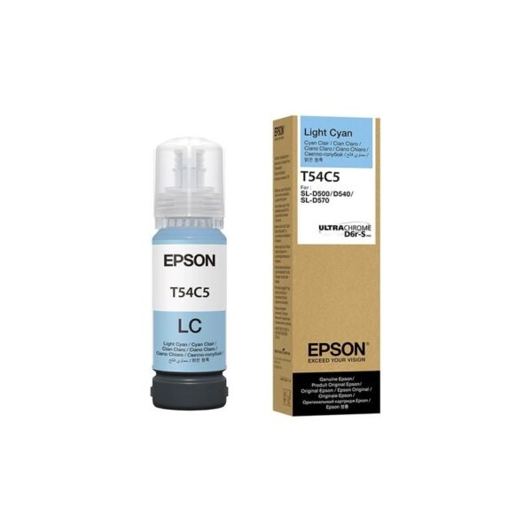 CONSUMIBLE EPSON/T54C LT CYAN ULTRACHOME D6R-S SL-D570 70ML T54C520