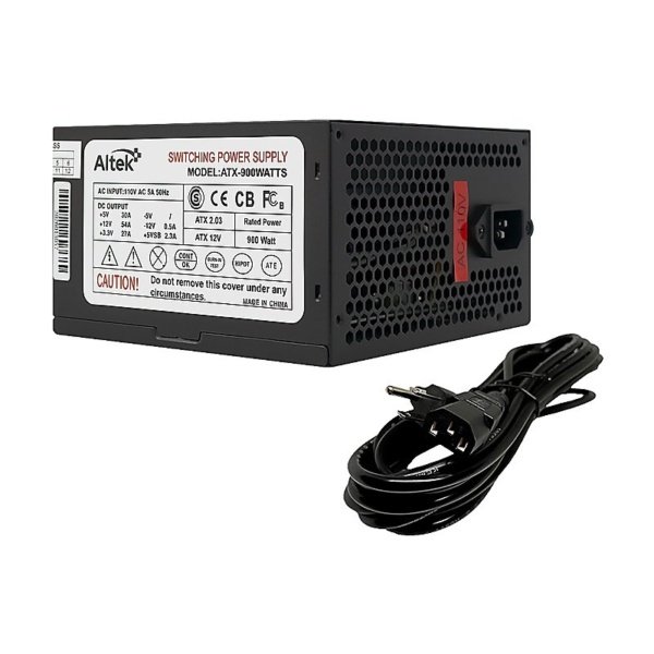 FUENTE DE PODER ALTEK ATX 900W 24P