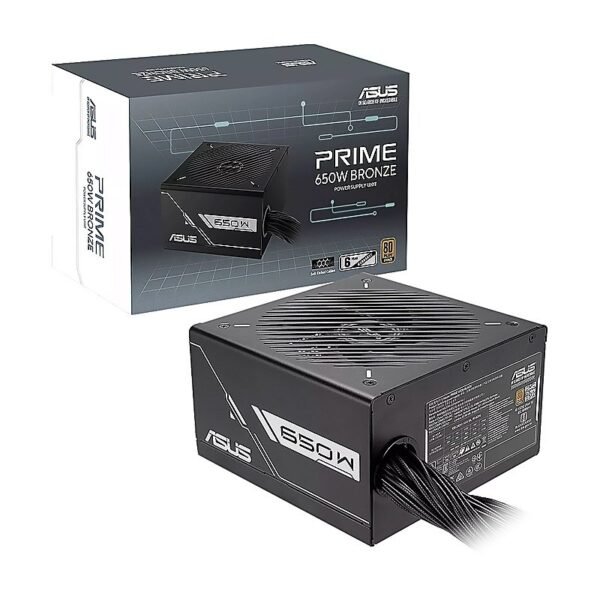 Fuente de Poder Asus PRIME-650W BLACK ATX12V 80Plus Bronze