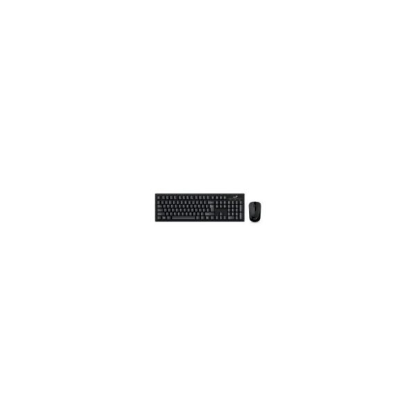 COMBO TECLADO Y MOUSE GENIUS KM-8101 WIRELESS NEGRO/RF 2.4GHZ /INDICADOR DE BATERIA/PILAS AA X 2
