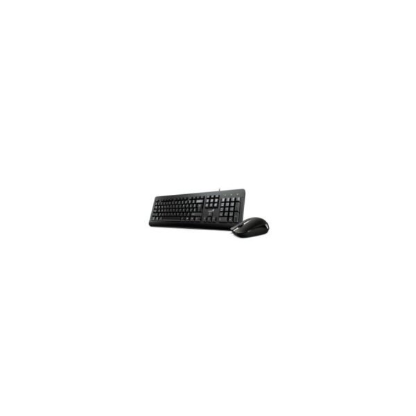 COMBO GENIUS TECLADO Y MOUSE KM-160 USB NEGRO/KIT CLASICO