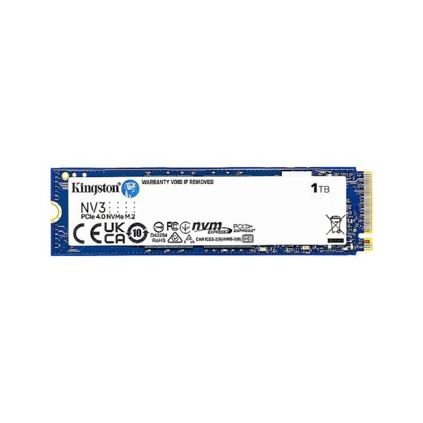 SSD KINGSTON 1TB M.2 2280 SNV3S-1000G PCIe 4.0 x 4 NVMe 6000-4000MB-s NAND 3D