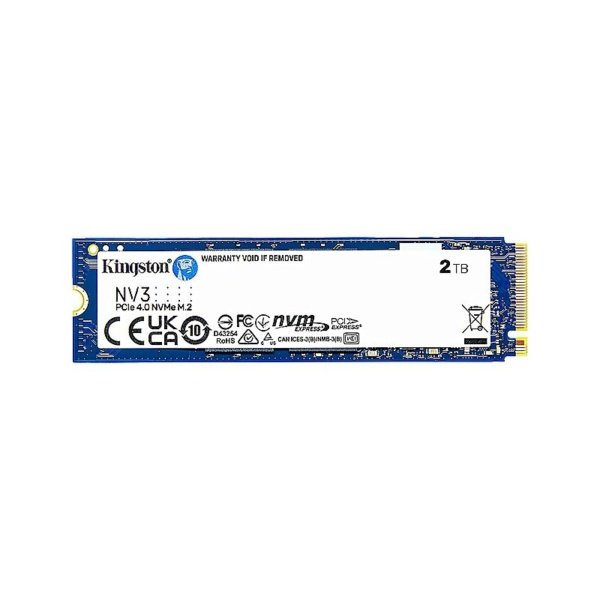 SSD KINGSTON 2TB M.2 2280 SNV3S-2000G PCIe 4.0 x 4 NVMe 6000-5000MB-s NAND 3D