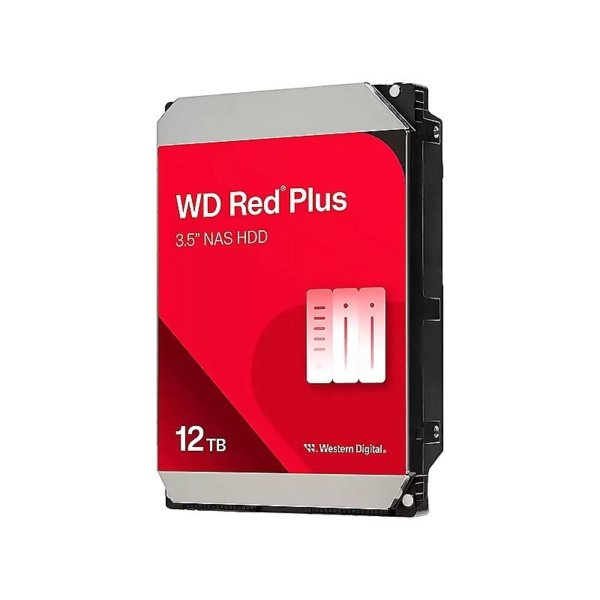DISCO DURO WESTERN DIGITAL-INTERNO-ROJO PLUS NAS-12TB-7200RPM-SATA 6GB-s CRM 512MB 3.5Inch