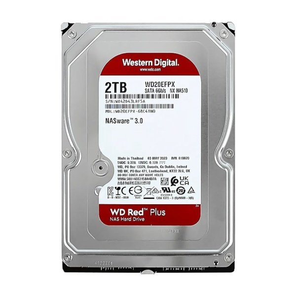 DISCO DURO 2TB INTELLI-POWER 24-7 5400RPM CACHE-512MB SATA 6.0GB S 3.5INC. ROJO PLUS NAS 3Y