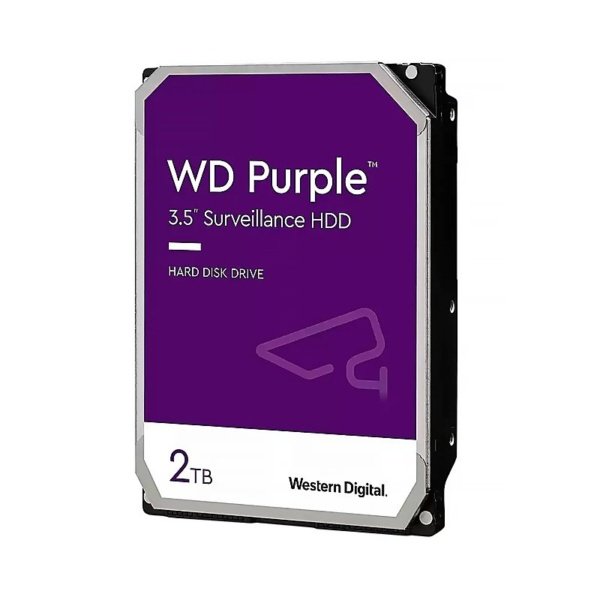 DISCO DURO WESTERN DIGITAL INTERNO 2TB 5400RPM 3.5INC.24-7 256MB CACHE 3Y PURPLE
