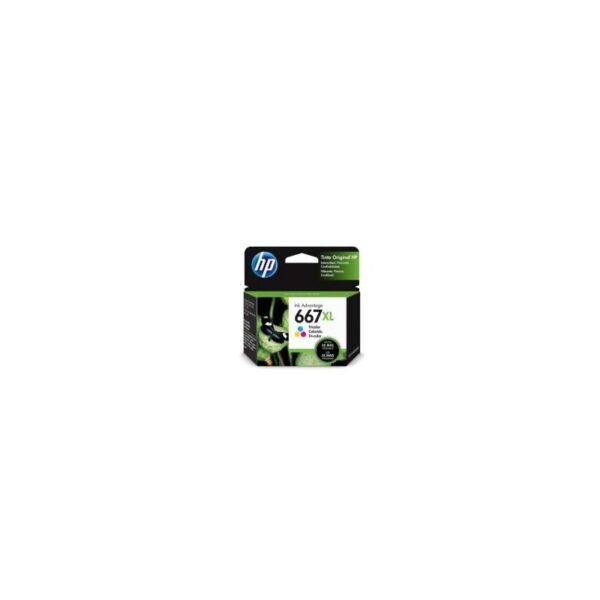 TINTA HPINC 667XL TRICOLOR 1275/2775/4175/4176/6078/23336/2374/6076 330 PAGS 3YM80AL