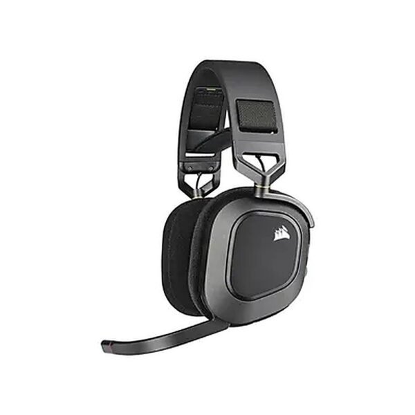 HEADSET AUDIFONOS CORSAIR HS80 WIRELESS PREMIUM GAMING HEADSET WITH SPATIAL AUDIO CARBON