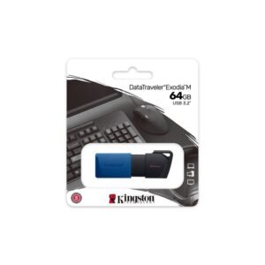 FLASHMEMORY KINGSTON/DATATRAVELER EXODIA M 64GB USB3.2 BLUE