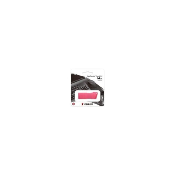FLASHMEMORY KINGSTON DATATRAVELER EXODIA M 64GB PINK NEON USB 3.2
