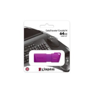 FLASHMEMORY KINGSTON/DATATRAVELER EXODIA M 64GB USB3.2 PURPLE