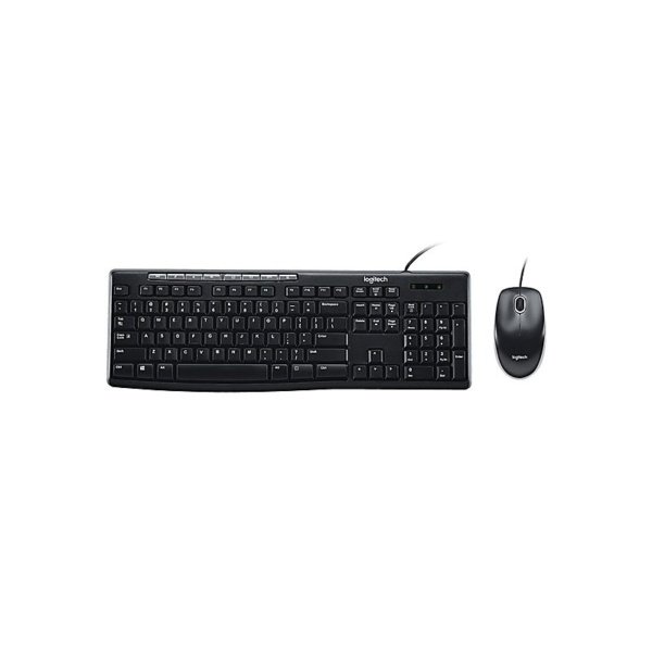 COMBO LOGITECH/TECLADO Y MOUSE MK200/USB/ALTURA AJUSTABLE/NUM-PAD/TECLAS CONCAVAS