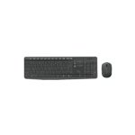 COMBO LOGITECH/TECLADO Y MOUSE MK235/WIRELESS/RESIST. SALPICADURAS/NUM-PAD/NEGRO