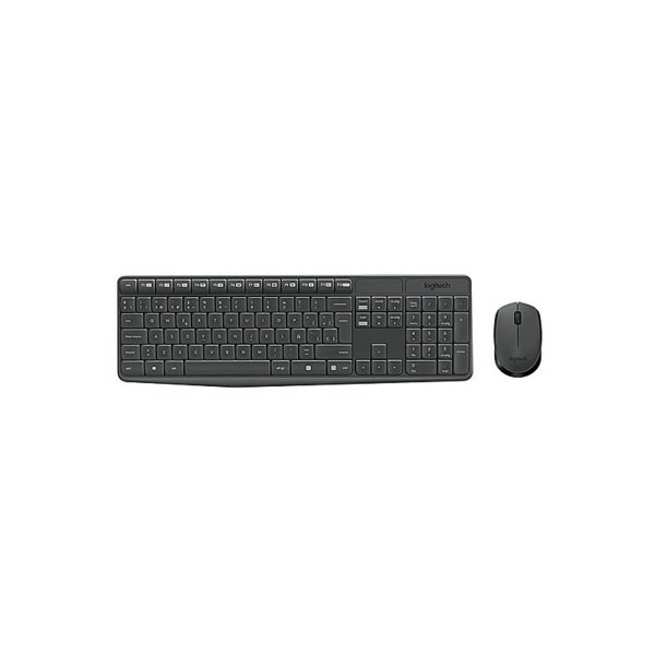 COMBO LOGITECH/TECLADO Y MOUSE MK235/WIRELESS/RESIST. SALPICADURAS/NUM-PAD/NEGRO