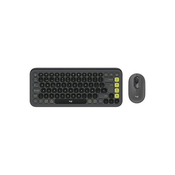 COMBO LOGITECH/TECLADO Y MOUSE POP ICON/WIRELESS/EASY-SWITCH/HASTA 3 DISPOSITIVOS