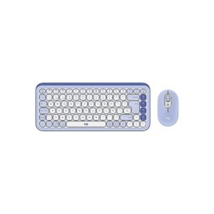 COMBO LOGITECH/TECLADO Y MOUSE POP ICON/WIRELESS/EASY-SWITCH/HASTA 3 DISPOSITIVOS/LILAC