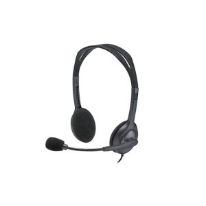 HEADSETS/LOGITECH H111 STEREO/AUX/MIC. UNIDIRECCIONAL/32 OHMIOS/20HZ