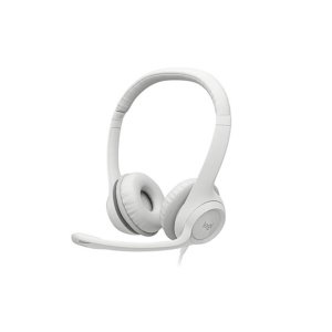HEADSETS LOGITECH/H390/USB-A/MIC. CANCEL. RUIDO/CABLE 1.9M/100KHZ/BLANCO