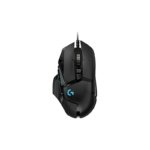 MOUSE LOGITECH 910-005469 / G502 HERO / NEGRO / USB / SENSOR HERO / 5 PERFILES / 100 - 16000 DPI