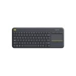 TECLADO/LOGITECH K400 PLUS WIRELESS TOUCH/2.4 GHZ/NEGRO