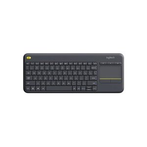 TECLADO/LOGITECH K400 PLUS WIRELESS TOUCH/2.4 GHZ/NEGRO