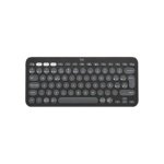 TECLADO/LOGITECH PEBBLE KEYS 2 K380S/BLUETOOHT/HASTA 3 DIPSTVOS/SPANISH LAYOUT/NEGRO