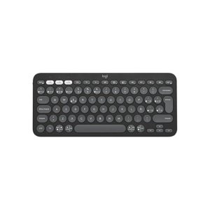 TECLADO/LOGITECH PEBBLE KEYS 2 K380S/BLUETOOHT/HASTA 3 DIPSTVOS/SPANISH LAYOUT/NEGRO