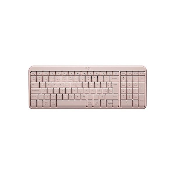 TECLADO LOGITECH/K250/COMPACTO/BLUETOOTH/WIRELESS/INCLY.NUM-PAD/AJUSTABLE 7GRADOS/ROSE