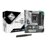 MBO ASROCK B760M STEEL LEGEND 13va. LGA1700 DDR5 WIFI HDMI DP M.2 15USB PCIE5.0 mATX