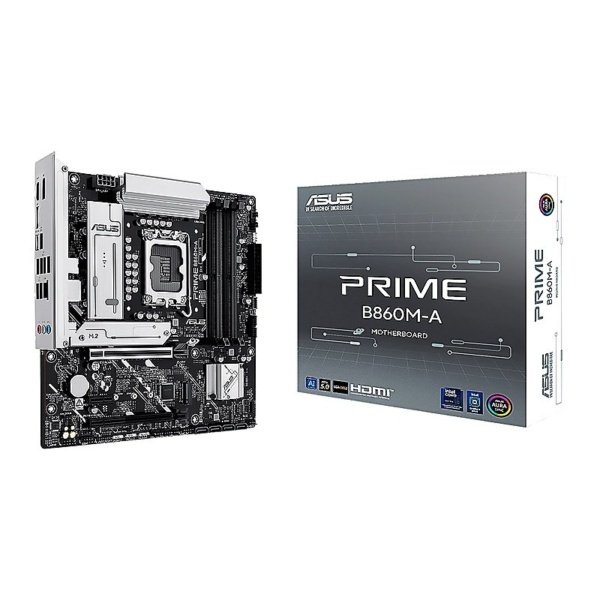 MBO ASUS Prime B860M-A Intel Core Ultra LGA1851 DDR5-8666Mhz 2DP HDMI M.2 PCIe5.0 uATX