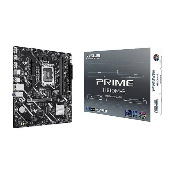 MBO ASUS H810M-E Intel Core Ultra LGA1851 2xDDR5-6400 HDMI 2xDP 2M.2 9USB PCIe4.0 micro ATX