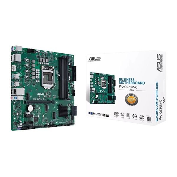 MBO ASUS PRO Q570M-C 10MA-11AVA. LGA1200 4DDR4 2DP HDMI 2M.2 6USB 2-PCIE3.0 MICRO-ATX