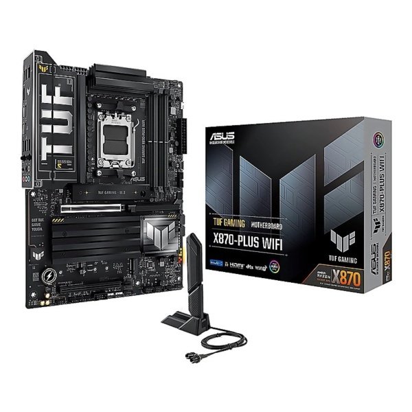 MBO ASUS TUF GAMING X870-Plus WIFI AMD AM5 4DDR5 WIFI HDMI 2USB4 4M.2 10USB PCIe5.0-4.0 ATX