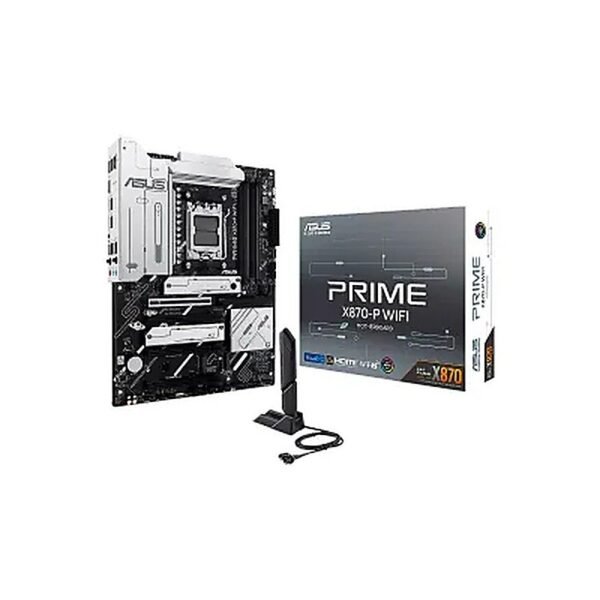 MBO ASUS PRIME X870-P WIFI AMD AM5 Ryzen 9000 4DDR5-256 BT HDMI 2USB4 4M.2 10USB PCIe5.0 ATX