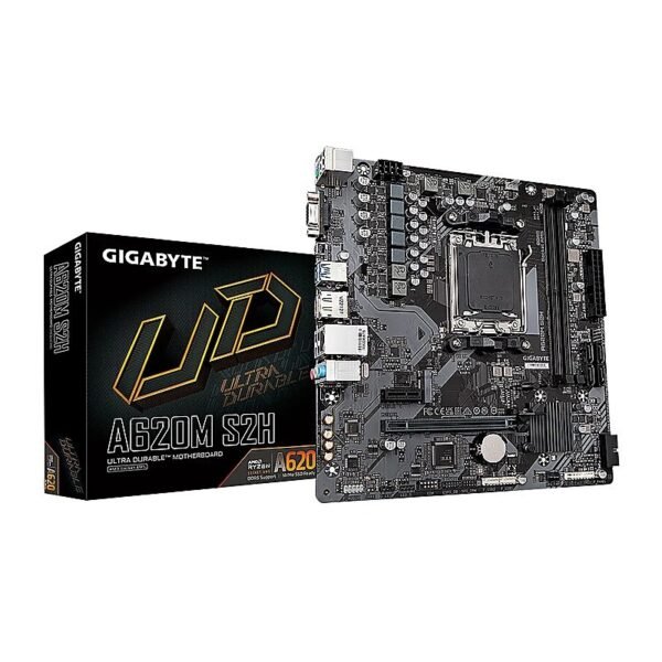 MBO GIGABYTE A620M S2H AMD AM5 2DDR5 HDMI D-SUB DP M.2 USB3.2 PCIE4.0 MATX