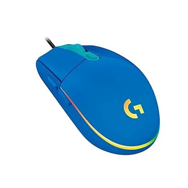 MOUSE LOGITECH GAMING G203 AZUL ALAMBRICO RGB LIGHTSYNC G-HUB