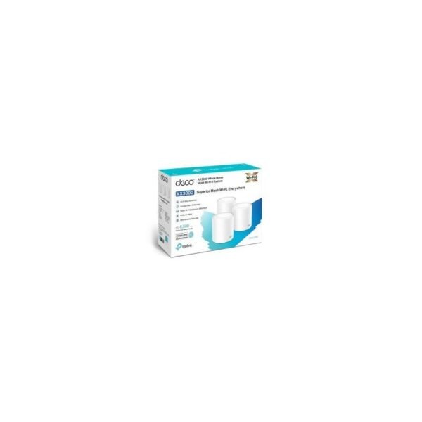 ROUTER TP-LINK DECO X50 (3-PACK) SISTEMA WIFI DE MALLA AX3000/WIFI 6/HOMESHIELD/CONTROL DE VOZ