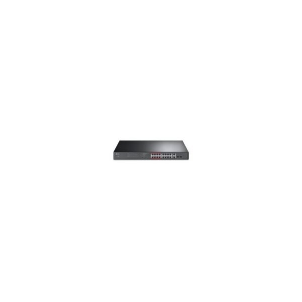 SWITCHES/TPLINK TL-SL1218MP/ 16 PUERTOS 10-100 MNBPS /2 PUERTOS GIGABITS POE/ CARCASA METAL