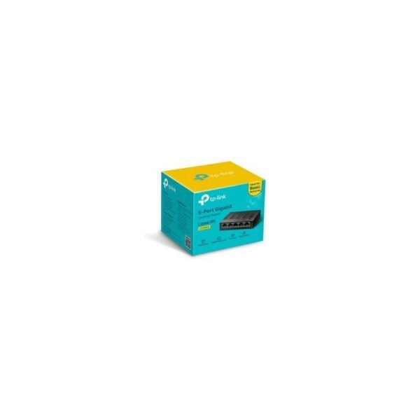 SWITCH TP-LINK LS1005G 5 PUERTOS GIGABIT, CUBIERTA PLASTICA, DISEÑO ESCRITORIO, PLUG & PLAY