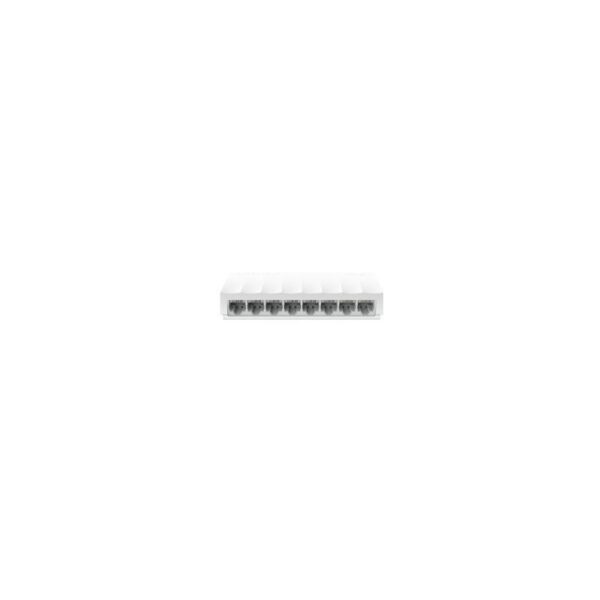 SWITCH TP-LINK LS1008 8 PUERTOS FAST ETHERNET, CUBIERTA PLASTICA, PLUG AND PLAY