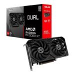 VIDEO ASUS DUAL RADEON RX-9060XT 16GB GDDR6 128BIT HDMI 2DP 2Vent PCIe 5.0 3y