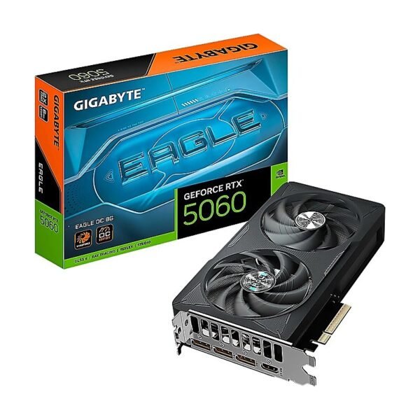 VIDEO GIGABYTE GeForce RTX-5060 EAGLE OC 8GB GDDR7 128Bit HDMI 3DP 2Vent. PCIex5.0